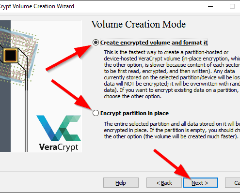 Komplette USB-Festplatte mit VeraCrypt verschlüsseln