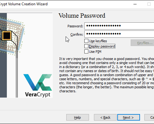 Komplette USB-Festplatte mit VeraCrypt verschlüsseln